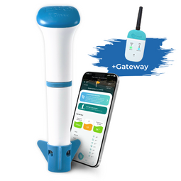Iopool EcO Start Salt + Connect - Pool Water Tester - Temperature, Salt, Chlorine, Bromine and pH