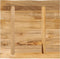 vidaXL - Tafelblad - met - natuurlijke - rand - 80x80x3,8 - cm - massief - mangohout