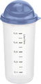 Rotho Shaker Rondo Mengbeker 0,5 liter horizon blauw