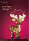 Lumineo Kerstverlichting figuur - rendier -17 x 33 x 47 cm -LED decoratie kerstfiguren