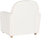 Armstoel DKD Home Decor Wit Polyester Hout 79 x 72 x 86 cm