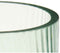Vaas Strepen Groen Kristal 9,5 x 16,5 x 9,5 cm (8 Stuks)