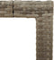vidaXL Tuintafel met acaciahouten blad 150x90x75 cm poly rattan grijs