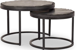 Salontafel set 60-45 cm - zwarte salontafel - salontafels - salontafel