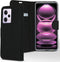 Accezz Wallet Softcase Bookcase Xiaomi Redmi Note 12 Pro / Poco X5 Pro 5G - Kunstleer - 3 Pashouders - Zwart