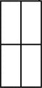 vidaXL - Inloopdouchewand - 80x195 - cm - mat - gehard - glas