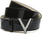 Valentino Bags Forever - Kledingriem - Imitatieleer - Zwart lak 110 CM