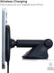 iOttie Velox Magnetische MagSafe Raam/Dashboard Telefoonhouder Auto met Draadloos Opladen 7.5W Blauw