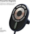 iOttie Velox Magnetische Ovale Telefoonhouder Auto | Compatibel met MagSafe | Blauw