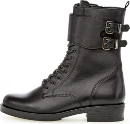 Gabor 71.792.27 - dames laars - blokhak 3 cm - zwart - maat 39 (EU) 6 (UK)