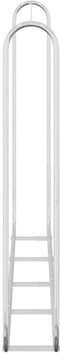 vidaXL - Haardhoutrek - 250x25x150 - cm - gegalvaniseerd - staal