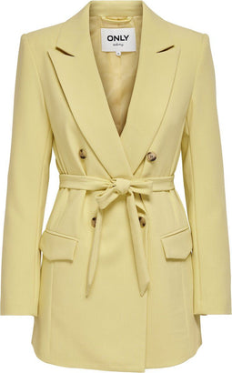 ONLY ONLGIANNA LIFE L/S BELT BLAZER CC TLR - Dames Blazer - Gerecycled polyester met tailleband - Maat 38