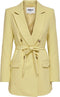 ONLY ONLGIANNA LIFE L/S BELT BLAZER CC TLR - Dames Blazer - Gerecycled polyester met tailleband - Maat 38