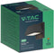 V-TAC VT-1192-B LED wandlamp - Up Down Wandlamp - IP65 - Zwarte behuizing - 15 Watt - 1950 Lumen - 3000K