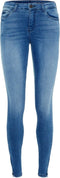 Noisy May NMKIMMY NW Ankle Jeans - Skinny fit - Ritsdetails bij de enkels - Maat 28