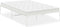 vidaXL - Bedframe - metaal - wit - 120x190 - cm