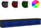 vidaXL - Tv-meubels - met - LED-verlichting - 2 - st - 100x30x30 - cm - zwart