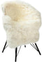 Dyreskinn Schapenvacht wit 90-110CM x 60-70cm