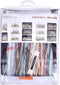Thea Gouverneur - Borduurpakket met telpatroon - 471.05 - Voorgesorteerde DMC Garens - New York - Zwart Aida - 50 cm x 79 cm - DIY Kit