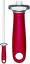IOXIO Keramisch Aanzetstaal - Korrel 1000 - 26 cm - Ergonomisch Rood Heft