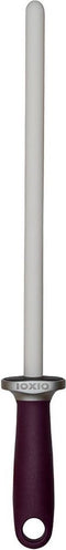 IOXIO Keramisch Aanzetstaal - Korrel 1300 - 26 cm - Ergonomisch Paars Heft