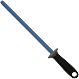 IOXIO Keramisch Aanzetstaal - Medium Korrel 360 - 24 cm - Ergonomisch Zwart Heft
