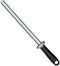 IOXIO Keramisch Aanzetstaal - Ovaal - Dubbele Korrel 360/1000 - 26 cm - Ergonomisch Zwart Heft