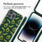 iMoshion Hoesje Geschikt voor iPhone 14 Pro Max Hoesje Met Koord - iMoshion Siliconen design hoesje met koord - Groen / Avocado Green