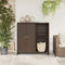 vidaXL - Opbergkast - Bruin - 100x36x102 - cm - Rattan