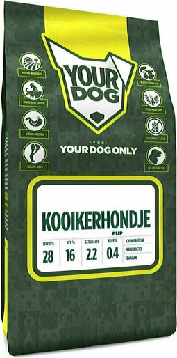 Yourdog Kooikerhondje Rasspecifiek Puppy Hondenvoer 6kg | Hondenbrokken