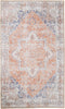 House Nordic Vloerkleed Havana Oranje/Blauw 160x230cm