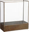 Mica Decorations Glacial Windlicht - L30,5 x B13 x H32 cm - Donkergoud