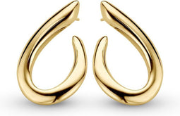Fame Oorhangers - Goud Verguld - Luxueus - Unisex