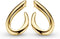 Fame Oorhangers - Goud Verguld - Luxueus - Unisex