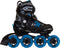 Roces Moody TIF - Inline Skates - Verstelbaar 36-40 - Zwart Blauw