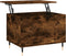 vidaXL - Salontafel - 60x44,5x45 - cm - bewerkt - hout - gerookt - eikenkleurig