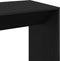 vidaXL - Bartafel - Zwart - Eiken - 51x50x103,5 - cm - Engineered - Wood