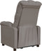 vidaXL Leunstoel stof taupe