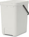 Brabantia Sort & Go - Prullenbak - 25 liter - Light Grey