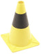 Perel Afzetkegel - Veiligheidskegel - 30 cm - Zwart/geel