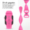 imoshion Siliconen⁺ bandje - Geschikt voor Apple Watch 1, 2, 3, 4, 5, 6, 7, 8, 9, 10 (42 mm), SE - 38/40/41 mm - Fuchsia - S/M