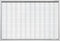 Magnetoplan Jaarlijkse planner CC Permanent - 90x60cm - met kalenderstrepen - aluminium frames