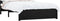 vidaXL - Bedframe - massief - hout - zwart - 140x200 - cm