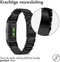 imoshion Bandje met Horlogeband inkorter - Geschikt voor Fitbit Charge 2 - imoshion Stalen band zonder installatiehulp - Zwart