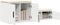 vidaXL - Opbergkast - Wit - 127x41x40 - cm - Gemaakt - van - Hout