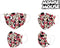 Hygiënisch masker Minnie Mouse Kinderen Rood
