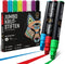 NAPI 8 - Raamstiften XL - 3-in-1 Punt - Afwasbaar - Jumbo Krijtstiften - 10 mm - Multi