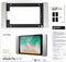 iPad wandhouder sDock Fix A10 - zwart