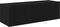 vidaXL - TV - Wandkast - met - LED - Verlichting - Zwart - Eik - 100x35x31 - cm