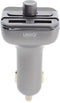 Uniq Car Wireless FM Transmitter Dual USB Charger - Zwart